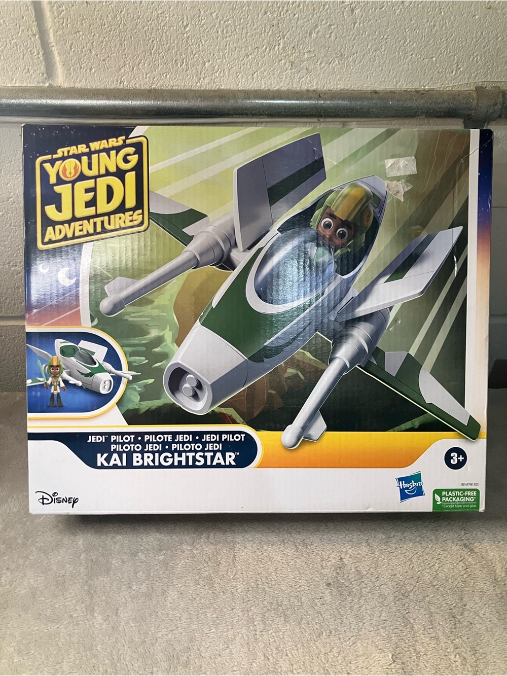 Star Wars Young Jedi Adventures Kai Brightstar Jedi Pilot Toy - Green